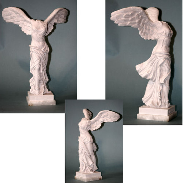 Winged Victory statue Nike Samothrace Goddess Reproductions Sculptures
